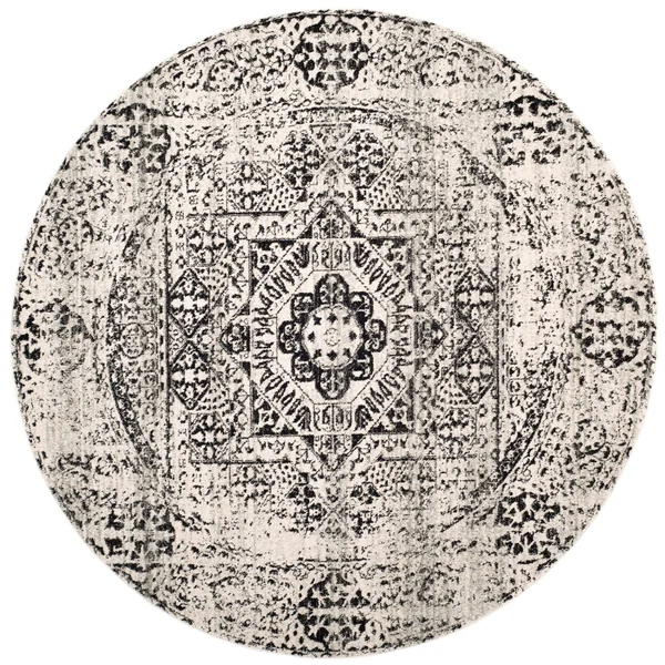 Safavieh Evoke EVK260T 6&7x22 x 9&0x22 Ivory - Black Area Rug