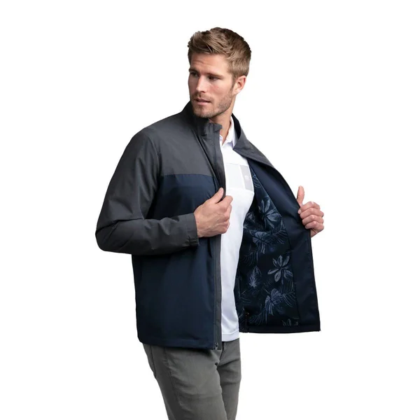 TravisMathew Men's Future Primitive Jacket Heather Black - XL