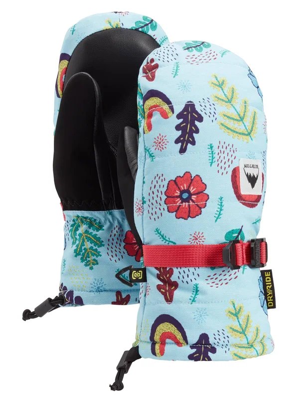 Burton Warmest Mittens Kids Embroidered Floral Xs