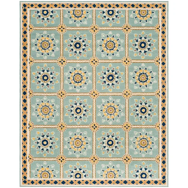 Safavieh Easy Care Rug EZC711 Red, Natural, 8& x 10&