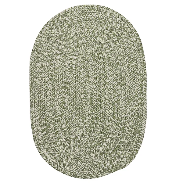 Colonial Mills Howell Tweed Green Rug - 7 ft Round