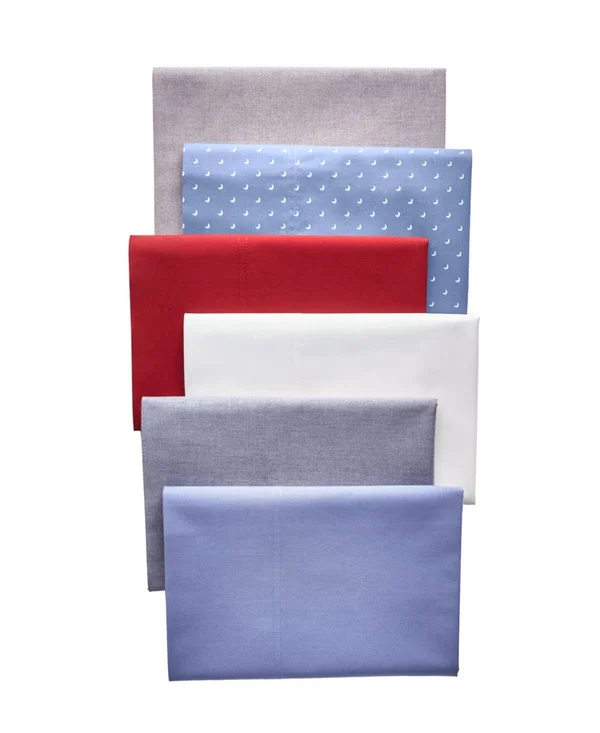 Lacoste Home Advantage Easy Care Sheet Set, Twin/XL - Deep Red