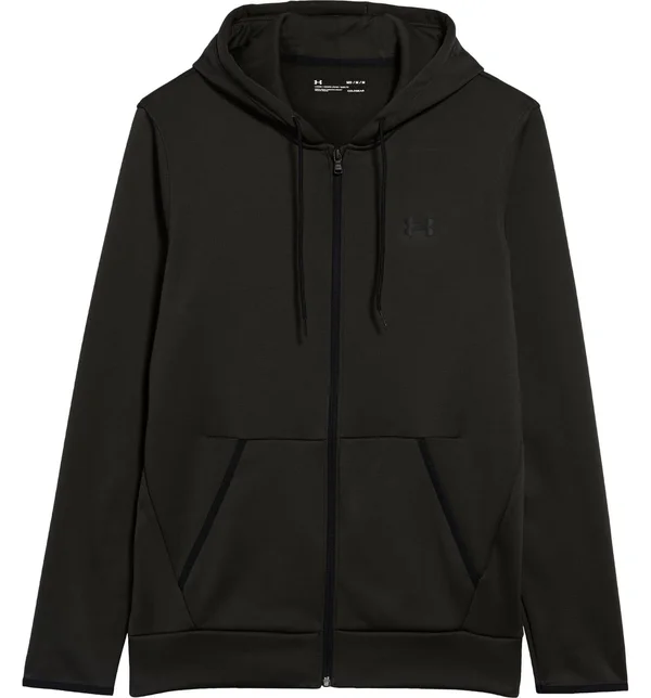 Under Armour Men's Armour Fleece Full Zip Hoodie - Green - XL