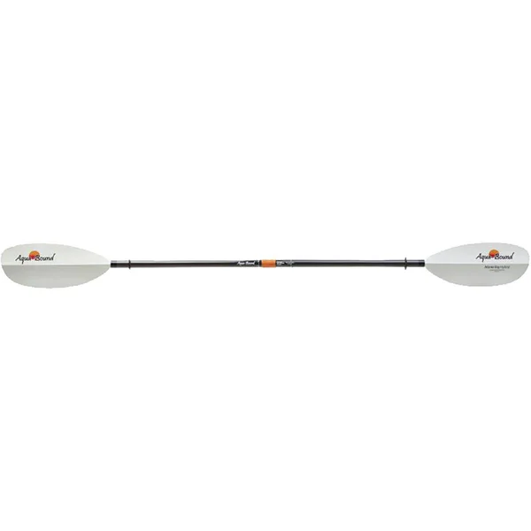 Aqua-Bound Manta Ray Hybrid Kayak Paddle - 4-Piece, Posi-Lok - White