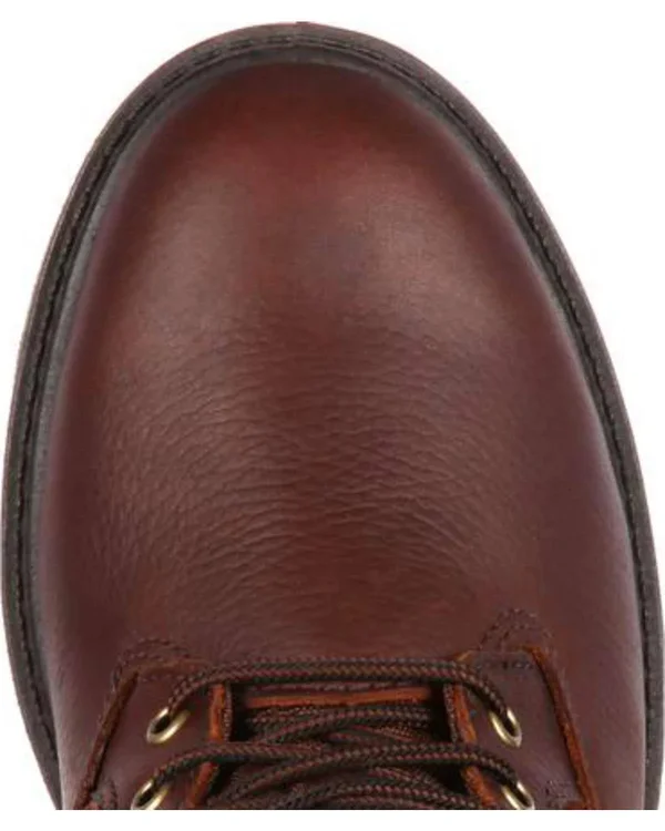 Georgia Boot Men's 6 in. Homeland Waterproof Work Boot, G106, Brown