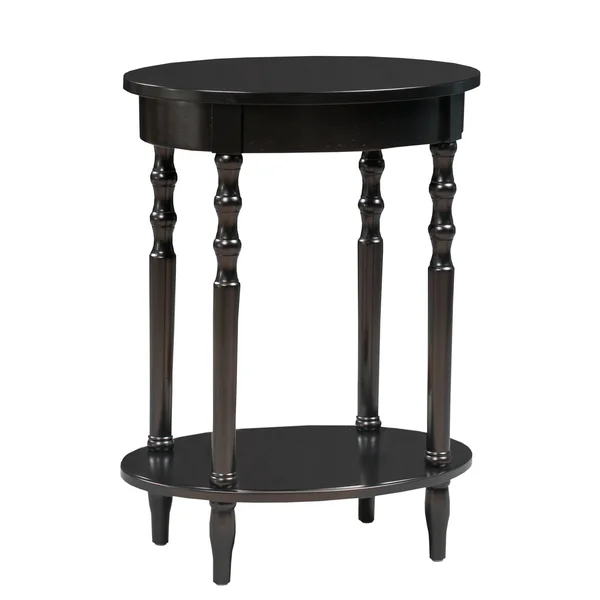 Classic Accents Brandi Oval End Table Black - Breighton Home
