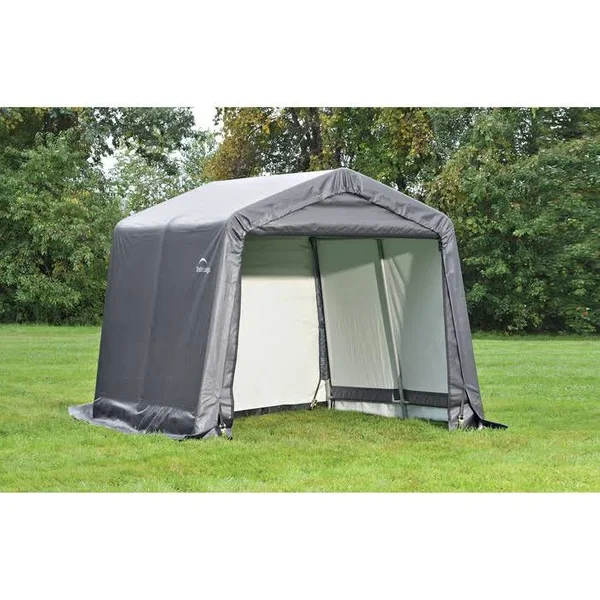 ShelterLogic XT Shed-in-a-Box - 10ft.L x 10ft.W x 9ft.6Inch H - Gray, Model 70479