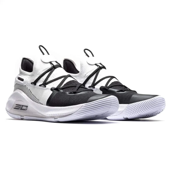 Under Armour Men's Curry 6 Basketball Shoes, White - Size 12.0