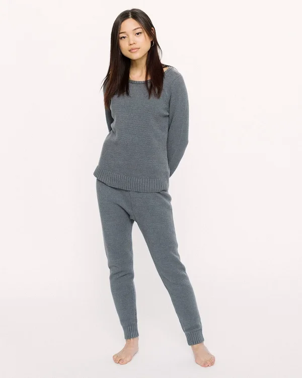 Faux Cashmere Fontaleoni Jogger Small - Black by Pudus Lifestyle Co.