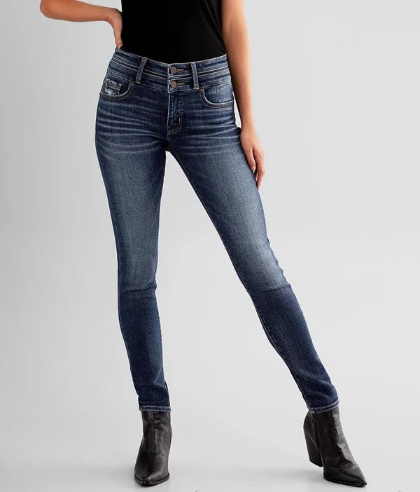 Buckle Black Fit NO. 53 Mid-Rise Skinny Jean - Blue 34/28, Women's