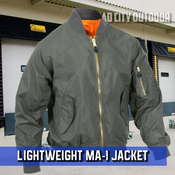 Rothco - Lightweight MA-1 Sage Green Flight Jacket