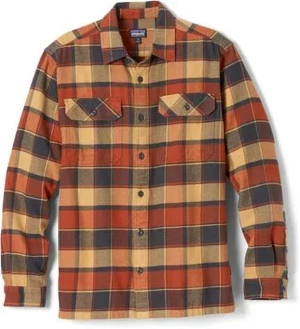 Patagonia Men's Fjord Flannel Shirt Brown S