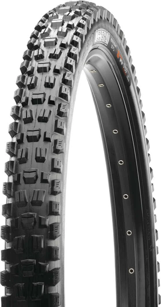 Maxxis Assegai Tire 27.5x2.6 Tubeless Folding 3C MaxxTerra EXO+, Black