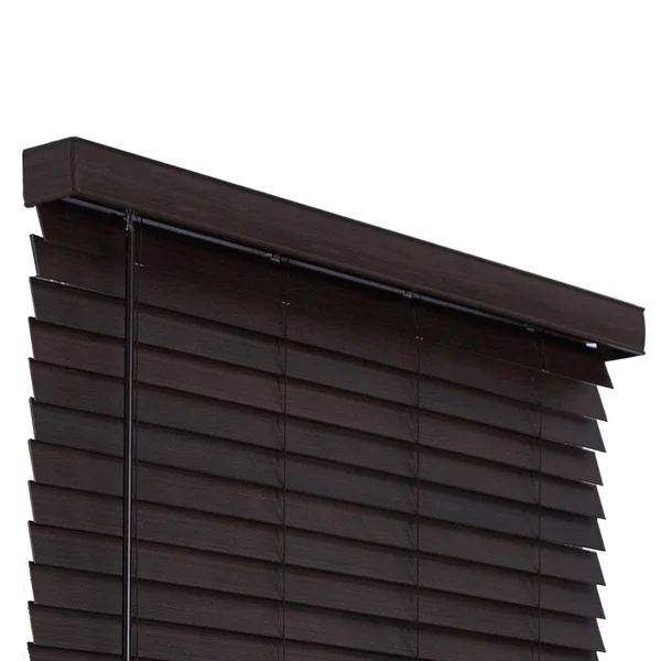 2in. Cordless Distressed Faux Wood Blinds Distressed Umber