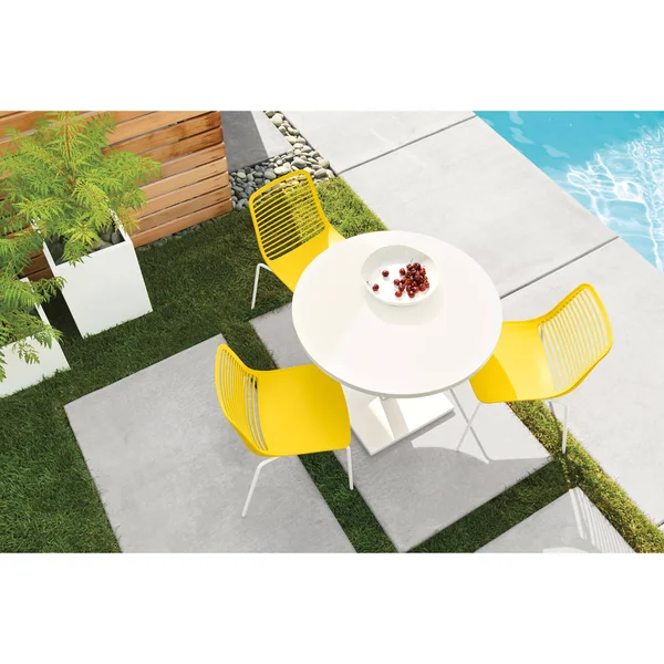 Room & Board - Modern Terrace Square Planter 16d 16W 22H in Saffron Yellow