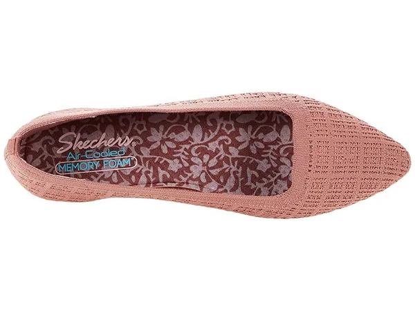 Women's Skechers Cleo Point Vegan Ballet Flat - Adult, Size: 11, Rose
