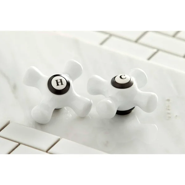 Kingston Brass KS1345PX Heritage Oil Rubbed Bronze Two-Handle Roman Tub Filler