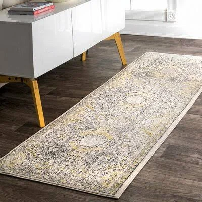 Areli Oriental Gold Area Rug One Allium Way Rug Size: Runner 2&6x22 x 10&