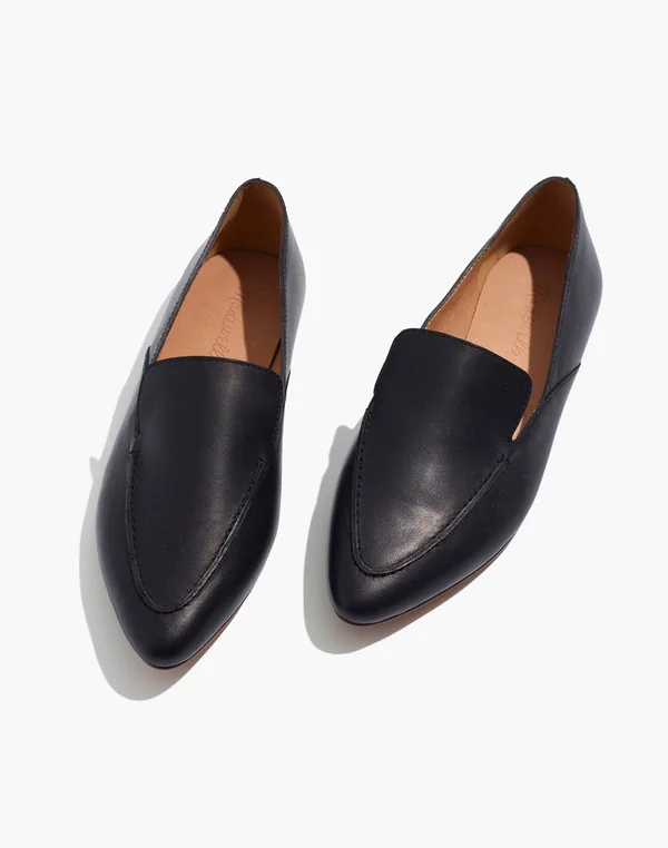 Madewell The Frances Skimmer in Leather - Size 10-M