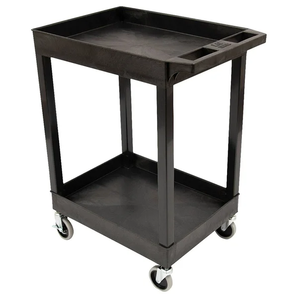 GoVets, Luxor 24 x 18 Plastic Utility Tub Cart with HD Casters