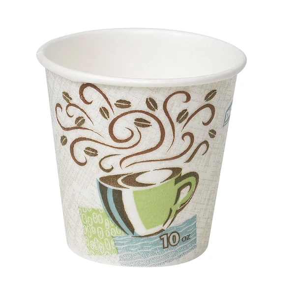 Dixie Hot Cups, Paper, 10oz, Coffee Dreams Design, 500/Carton