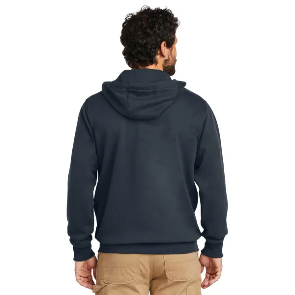 Carhartt Men's Rain Defender Paxton Heavyweight Zip-Front Hooded Sweatshirt - New Navy-Large