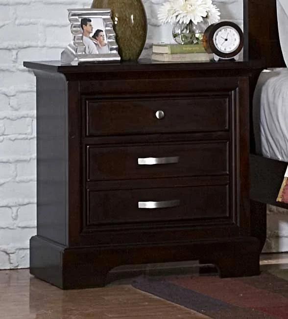 Homelegance 1349-1 Glamour Espresso Queen Bed