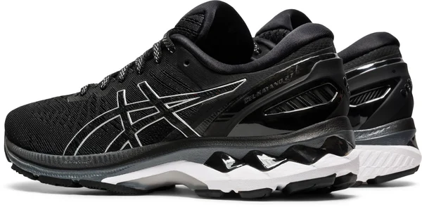 Asics Gel-Kayano 27 - Women's Running Shoes, Black/Pure