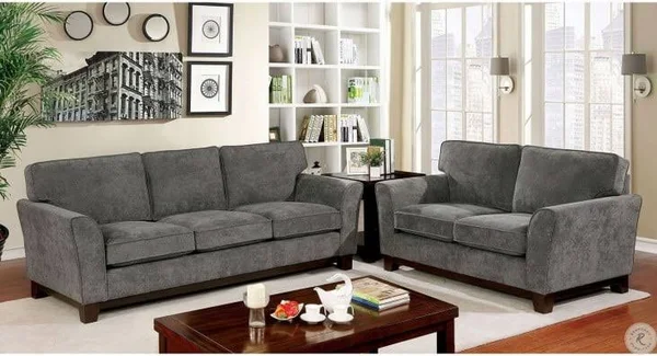 Furniture of America Caldicot Gray Chair