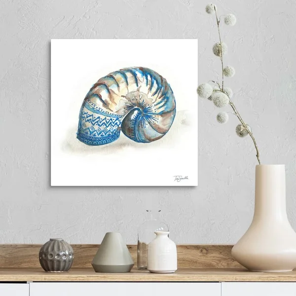 Bohemian Shells IV, Canvas Wall Art, 16x16, Great Big Canvas