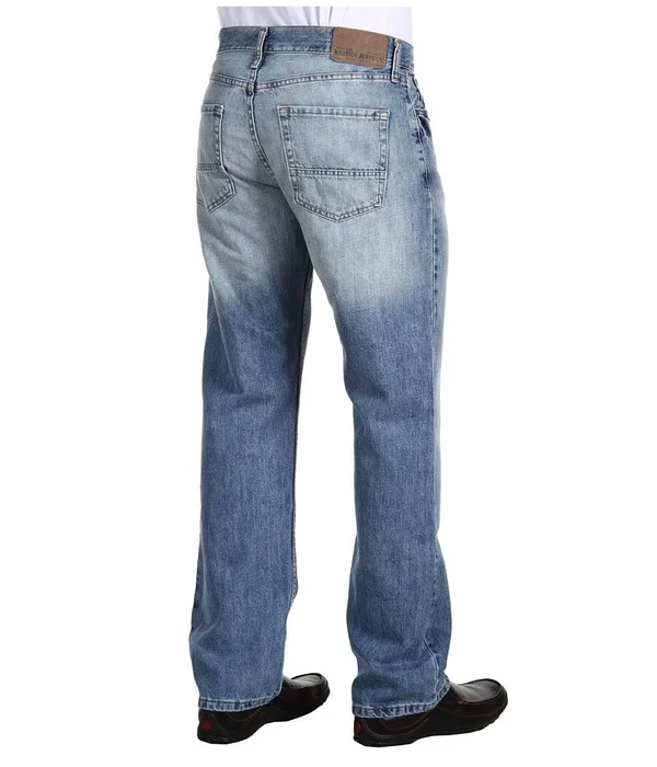Nautica Jeans Men's Relaxed Light Hatch Jean - Hokline Blue, 30Wx32L