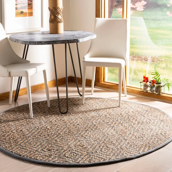 Safavieh Natural Fiber NF181C Natural - Black Rug 2&3x22 x 12& Runner