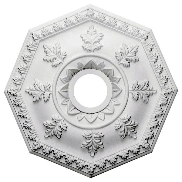 18x22OD x 3 1/2x22ID x 1 1/2x22P Nottingham Ceiling Medallion (Fits Canopies Up to 4 5/8x22), Hand-Painted Castle Stone Crackle