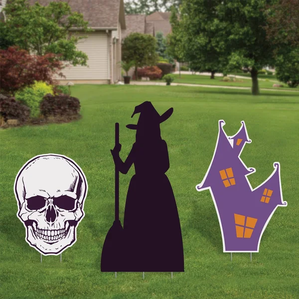Wicked & Wonderful Yard Sign Expression Icon Set Shindigz Party Supplies