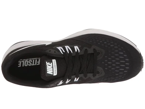 Nike Zoom Winflo 4 - Womens Running Shoes Black/White/Dark Grey Size 5