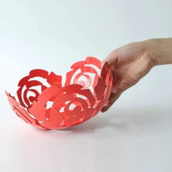 Alessi - La Rosa Fruit Bowl - Red