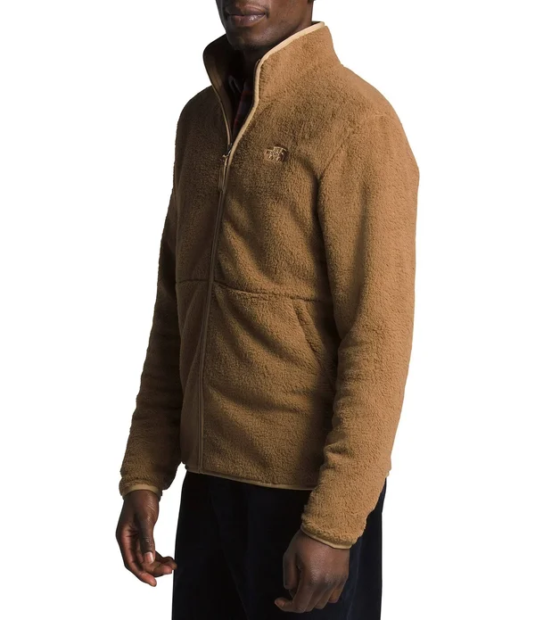The North Face Dunraven Sherpa Full Zip - Men's L Evergreen/Aviator Navy