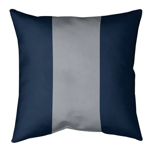 Tennessee Tennessee Football Stripes Pillow-Faux Linen - 16 x 16 - Square - Zipper Closure - Medium - Removable Cover - Accent