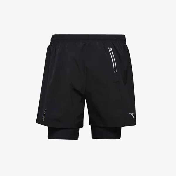 Diadora Double Layer Bermuda Black