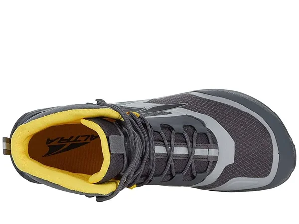 Altra Men's Lone Peak All-Wthr Mid Gray/Yellow - 10.5
