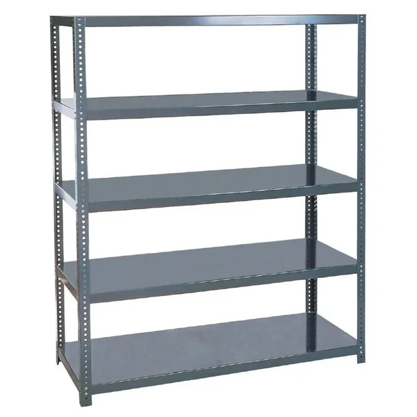 Edsal 1260 Metal Shelving Unit, 24x22D x 48x22W x 96x22H, 5 Shelves, Steel