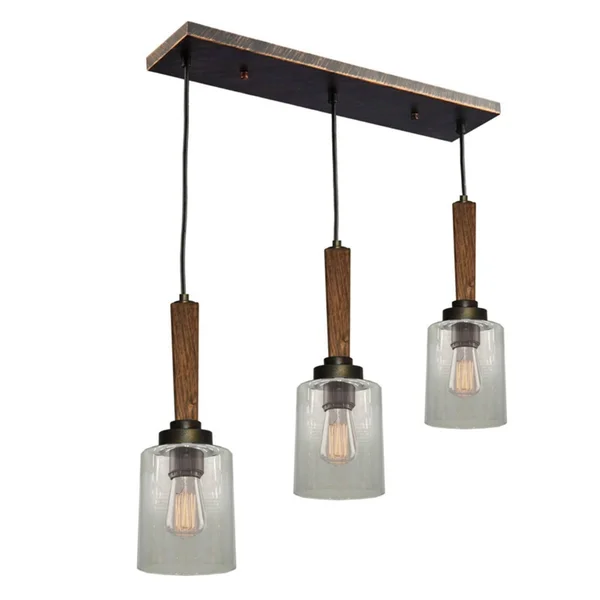 Artcraft Legno Rustico AC10143BB Island Light - Burnished Brass
