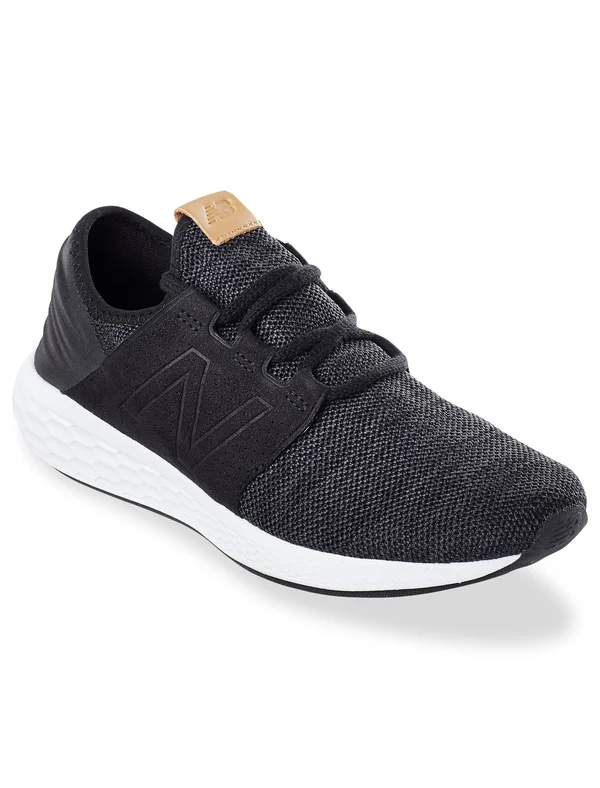 New Balance Men's Fresh Foam Cruz V2 Knit - 2E Running Shoe, Black