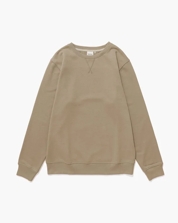 Richer Poorer Men's Recycled Fleece Sweatshirt - Size XL, Warm Grey