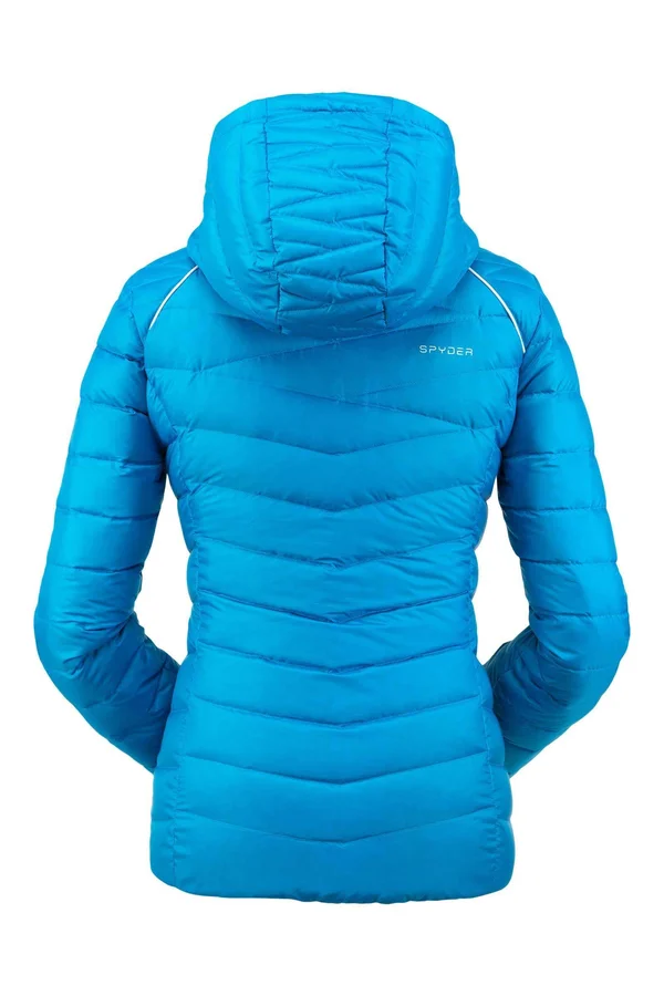 Spyder Women's Timeless Hoodie Down Jacket - XL - White