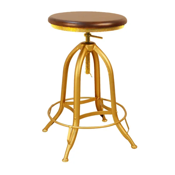 Wren Adjustable Stool Elm/Gold - Carolina Chair & Table