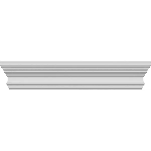 153 inch Bottom Width x 156 1/4 inch Top Width x 5 1/2 inchh x 1/2 inchp Seville Crosshead