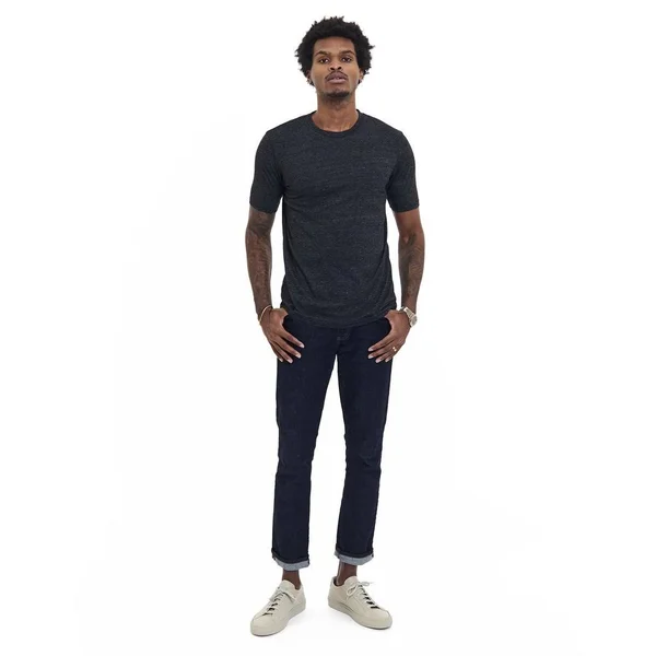 Goodlife - Tri-Blend Classic Crew L, Black