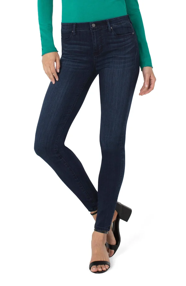 Liverpool Women's Abby Skinny Silky Soft Jeans in Freeman - Cotton/Polyester/Rayon, Size 14