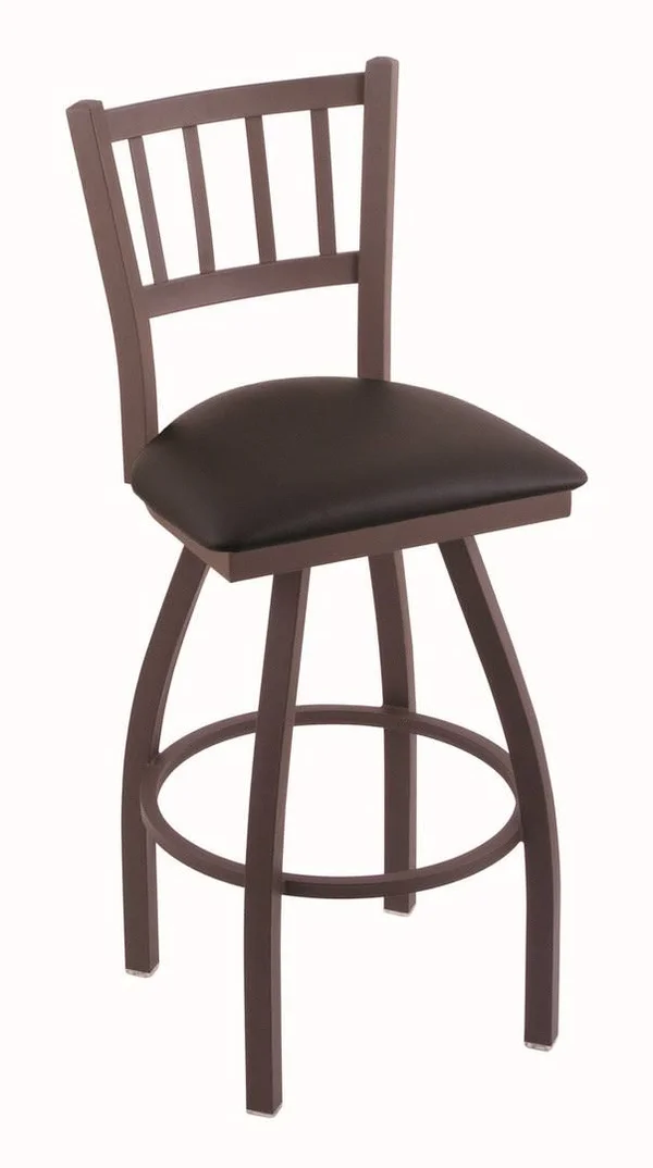 Holland Bar Stool 81036BZAxsTrf 810 36x22 Contessa Bronze Swivel Stool with Axis Truffle Seat